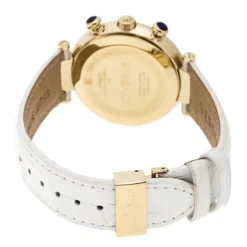 Versace White Mother Of Pearl Gold Plated Steel Aion 68C Women's Wristwatch 40 Mm For Women -Versace Official Website luxury women versace used watches p138518 005