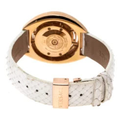 Versace White Mother Of Pearl Gold Tone Diamond 67Q Women's Wristwatch 39 Mm For Women -Versace Official Website luxury women versace used watches p140557 0005