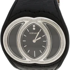 Versace Black Stainless Steel Eclissi 74Q Women's Wristwatch 39 Mm For Women -Versace Official Website luxury women versace used watches p149318 003