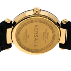 Versace Black Gold Plated Steel Ceramic Reve 92Q Women's Wristwatch 35 Mm For Women -Versace Official Website luxury women versace used watches p149976 0004