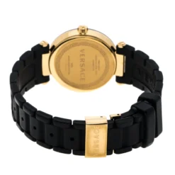 Versace Black Gold Plated Steel Ceramic Reve 92Q Women's Wristwatch 35 Mm For Women -Versace Official Website luxury women versace used watches p149976 0005