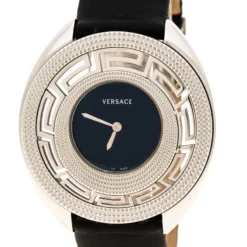 Versace Black Stainless Steel 67Q Women's Wristwatch 39 Mm For Women -Versace Official Website luxury women versace used watches p151199 0003