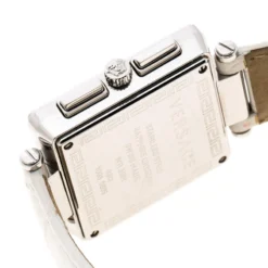 Versace White Stainless Steel Reve Carre 88Q Chronograph Women's Wristwatch 36 Mm For Women -Versace Official Website luxury women versace used watches p168691 005