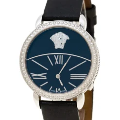 Versace Black Stainless Steel Krios 93Q Women's Wristwatch 38 Mm For Women -Versace Official Website luxury women versace used watches p183903 004
