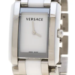 Versace White Ceramic Gold Stainless Steel Era 70Q Women's Wristwatch 24 Mm For Women 10 Versace White Ceramic Gold Stainless Steel Era 70Q Women's Wristwatch 24 Mm For Women -Versace Official Website luxury women versace used watches p185676 004