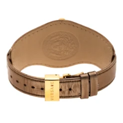 Versace Rose Gold Plated Stainless Steel V Signature VLA Women's Wristwatch 35 Mm For Women -Versace Official Website luxury women versace used watches p204565 007