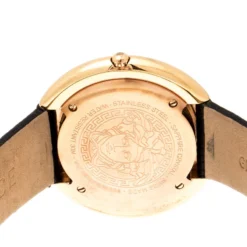 Versace Rose Gold Plated Stainless Steel Thea VA7 Women's Wristwatch 39 Mm For Women -Versace Official Website luxury women versace used watches p216163 001