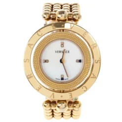 Versace Eon Gold Plated Steel Womens Wristwatch 25M For Women -Versace Official Website luxury women versace used watches p23173 003