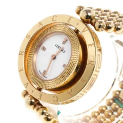 Versace Eon Gold Plated Steel Womens Wristwatch 25M For Women -Versace Official Website luxury women versace used watches p23173 004