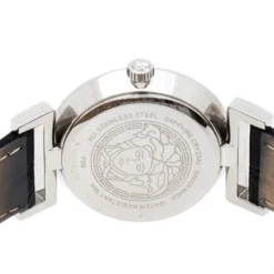 Versace Black Stainless Steel Vanity P5Q Women's Wristwatch 35 Mm For Women -Versace Official Website luxury women versace used watches p233392 001