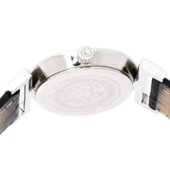 Versace Black Stainless Steel Vanity P5Q Women's Wristwatch 35 Mm For Women -Versace Official Website luxury women versace used watches p233392 004