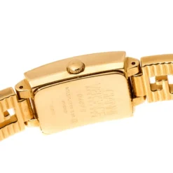 Gianni Versace Black Gold Plated Signature Medusa 7009017 Women's Wristwatch 20 Mm For Women -Versace Official Website luxury women versace used watches p235197 006