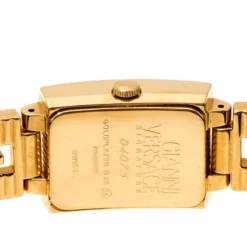 Gianni Versace Black Gold Plated Signature Medusa 7009017 Women's Wristwatch 20 Mm For Women -Versace Official Website luxury women versace used watches p235197 008