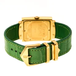Gianni Versace Green Gold Plated Signature Medusa 7066927 Women's Wristwatch 28 Mm For Women -Versace Official Website luxury women versace used watches p235204 007