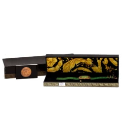 Gianni Versace Green Gold Plated Signature Medusa 7066927 Women's Wristwatch 28 Mm For Women -Versace Official Website luxury women versace used watches p235204 009