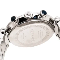 Versace Black Stainless Steel Reve 68C Chronograph Women's Wristwatch 40 Mm For Women -Versace Official Website luxury women versace used watches p243146 003