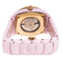 Versace Mother Of Pearl Pink Ceramic Pink Sapphire Rose Gold Plated Stainless Steel DV One A360022 Women's Wristwatch 40 Mm For Women -Versace Official Website luxury women versace used watches p246455 002