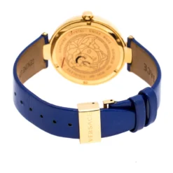 Versace Blue Gold Plated Stainless Steel Mystique Foulard VK6020013 Women's Wristwatch 38MM For Women -Versace Official Website luxury women versace used watches p250884 008