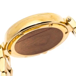 Versace Gold Plated Stainless Steel Mystique Hibiscus Women's Wristwatch 38MM For Women -Versace Official Website luxury women versace used watches p250892 005