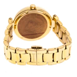 Versace Gold Plated Stainless Steel Mystique Hibiscus Women's Wristwatch 38MM For Women -Versace Official Website luxury women versace used watches p250892 008