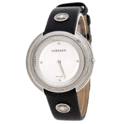 Versace Silver Stainless Steel Thea A7Q Women's Wristwatch 39MM For Women