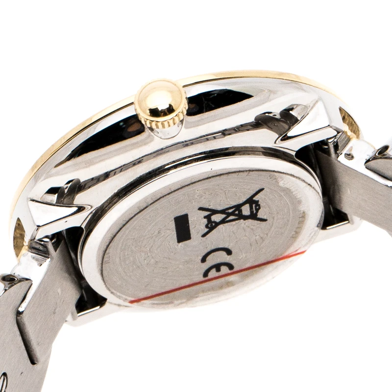 Versace White Gold Tone Signature Medusa Stud Icon VERF008 Women's Wristwatch 26 Mm For Women 6 Versace White Gold Tone Signature Medusa Stud Icon VERF008 Women's Wristwatch 26 Mm For Women - Image 6