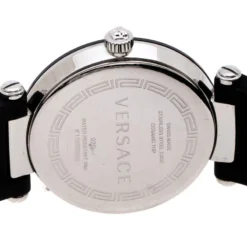 Versace Black Ceramic Stainless Steel Rubber Reve 92Q Women's Wristwatch 35 Mm For Women -Versace Official Website luxury women versace used watches p264207 001