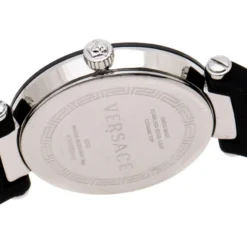 Versace Black Ceramic Stainless Steel Rubber Reve 92Q Women's Wristwatch 35 Mm For Women -Versace Official Website luxury women versace used watches p264207 002
