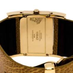 Versace Mother Of Pearl Gold Plated Stainless Steel Leather Beauville VSQ90 Women's Wristwatch 38 Mm For Women -Versace Official Website luxury women versace used watches p265635 003