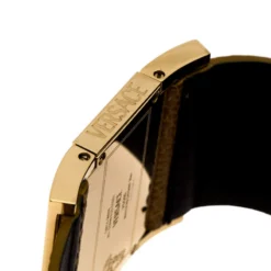 Versace Mother Of Pearl Gold Plated Stainless Steel Leather Beauville VSQ90 Women's Wristwatch 38 Mm For Women -Versace Official Website luxury women versace used watches p265635 006