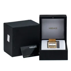 Versace Mother Of Pearl Gold Plated Stainless Steel Leather Beauville VSQ90 Women's Wristwatch 38 Mm For Women -Versace Official Website luxury women versace used watches p265635 008