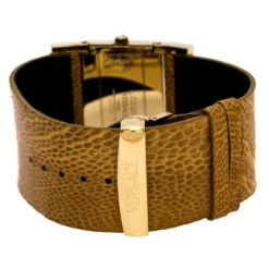 Versace Mother Of Pearl Gold Plated Stainless Steel Leather Beauville VSQ90 Women's Wristwatch 38 Mm For Women -Versace Official Website luxury women versace used watches p265635 009