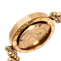 Versace Mother Of Pearl Rose Gold Plated Stainless Steel Eon 79Q-IC Women's Wristwatch 33 Mm For Women -Versace Official Website luxury women versace used watches p294918 007