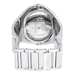Versace Silver Stainless Steel Diamonds Eclissi 83Q Women's Wristwatch 39 Mm For Women -Versace Official Website luxury women versace used watches p299195 001