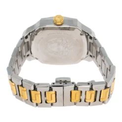 Versace Blue Two-Tone Stainless Steel Dylos VQD140016 Women's Wriswatch 35 Mm For Women -Versace Official Website luxury women versace used watches p306669 005