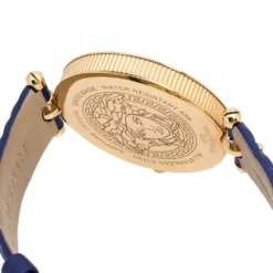 Versace Blue Rose Gold Plated Stainless Steel Vanitas K7Q Women's Wristwatch 40 Mm For Women -Versace Official Website luxury women versace used watches p314322 002