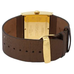 Versace White Yellow Gold Tone Stainless Steel V-Greca 64Q Women's Wristwatch 36 Mm For Women -Versace Official Website luxury women versace used watches p339258 002