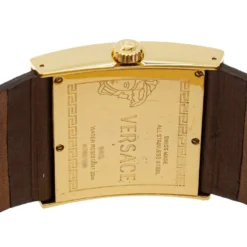 Versace White Yellow Gold Tone Stainless Steel V-Greca 64Q Women's Wristwatch 36 Mm For Women -Versace Official Website luxury women versace used watches p339258 003