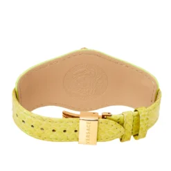 Versace Yellow Green Rose Gold Plated Stainless Steel V Signature VLA070014 Women's Wristwatch 35 Mm For Women -Versace Official Website luxury women versace used watches p358383 002