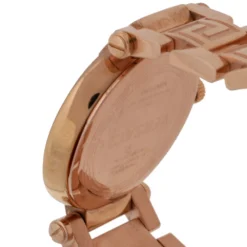 Versace Black Rose Gold Plated Stainless Steel Diamond Reve 68Q Women's Wristwatch 35 Mm For Women -Versace Official Website luxury women versace used watches p359757 004