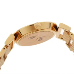 Versace Silver Gold Tone Stainless Steel Vanity P5Q Women's Wristwatch 35 Mm For Women -Versace Official Website luxury women versace used watches p364558 004