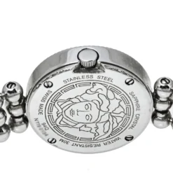 Versace White Stainless Steel Eon Soiree 94Q Quartz Women's Wristwatch 27 MM For Women -Versace Official Website luxury women versace used watches p371450 002