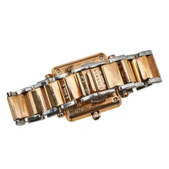 Versace Mother Of Pearl Two Tone Stainless Steel Reve Carre 88Q Women's Wristwatch 30 Mm For Women -Versace Official Website luxury women versace used watches p398478 008