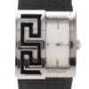 Versace White Stainless Steel V-Greca Women's Wristwatch 38MM For Women