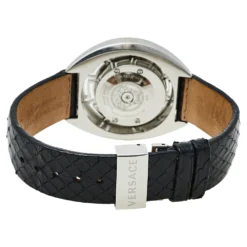 Versace Black Stainless Steel Python Leather Diamonds Destiny 67Q Women's Wristwatch 39 Mm For Women -Versace Official Website luxury women versace used watches p429809 010