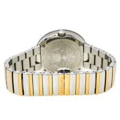 Versace Champagne Two-Tone Stainless Steel V-Metal Icon VLC080014 Women's Wristwatch 40 Mm For Women -Versace Official Website luxury women versace used watches p429818 002
