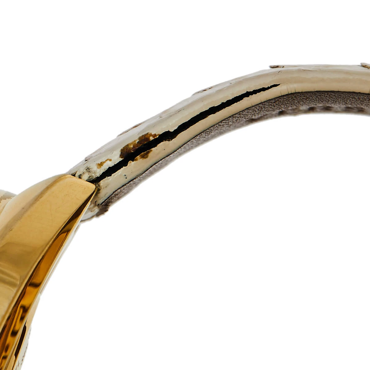 Versace White Gold Plated Stainless Steel Python Leather Destiny Spirit 86Q Women's Wristwatch 39 Mm For Women 8 Versace White Gold Plated Stainless Steel Python Leather Destiny Spirit 86Q Women's Wristwatch 39 Mm For Women - Image 8