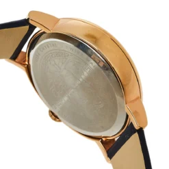 Versace Blue Gold Plated Stainless Steel Leather Virtus VEHC Women's Wristwatch 36 Mm For Women -Versace Official Website luxury women versace used watches p444615 002