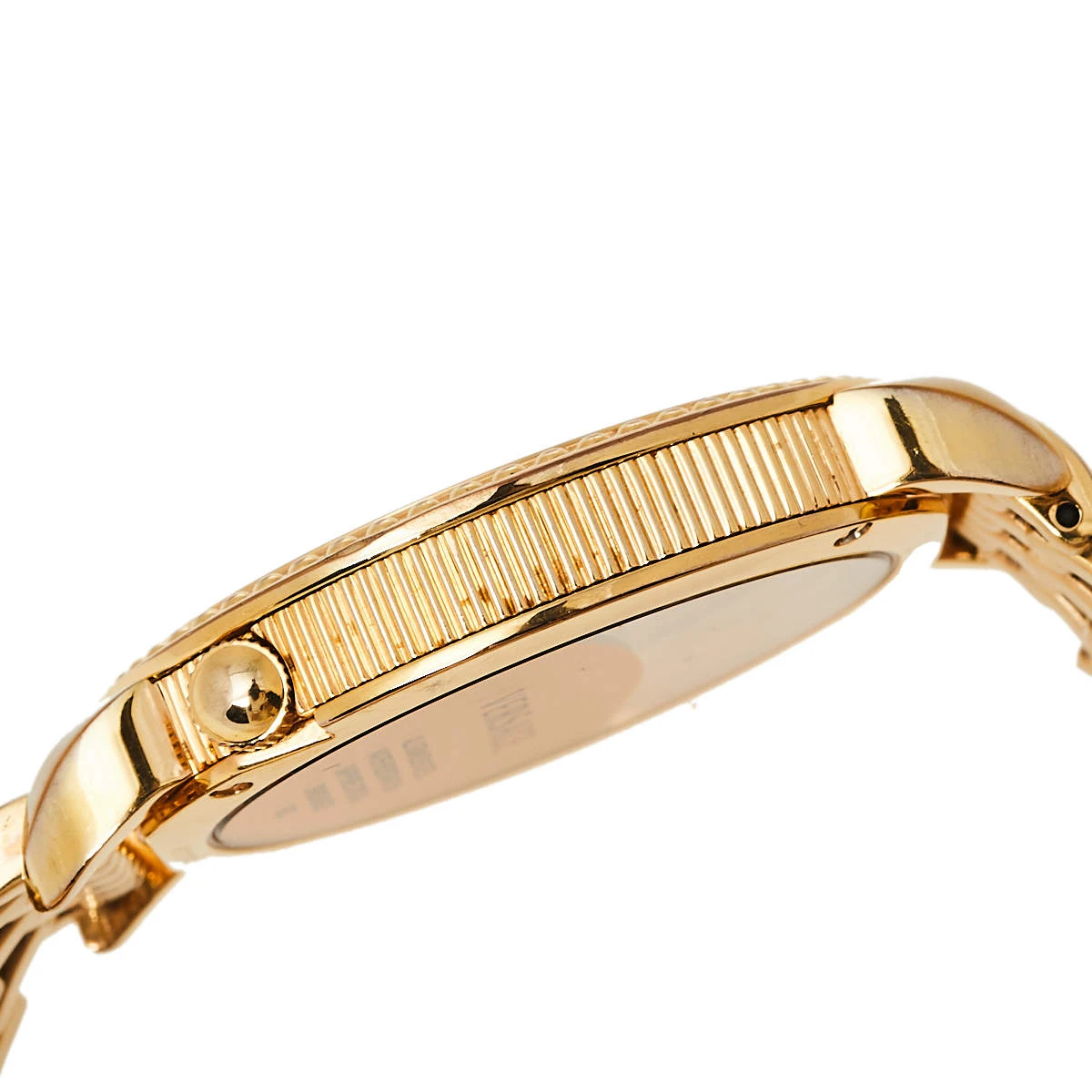 Versace Purple Gold Plated Stainless Steel Krios 93Q Women's Wristwatch 38 Mm For Women 6 Versace Purple Gold Plated Stainless Steel Krios 93Q Women's Wristwatch 38 Mm For Women - Image 6