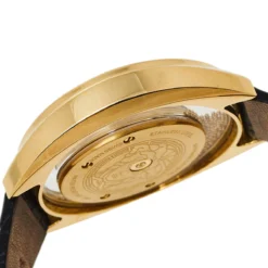 Versace Black Gold Plated Stainless Steel & Leather Destiny Spirit 86Q Women's Wristwatch 39 Mm For Women -Versace Official Website luxury women versace used watches p448321 001
